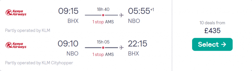 cheap flights to Kenya