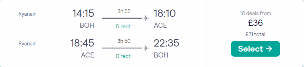 cheap flights to Spain
