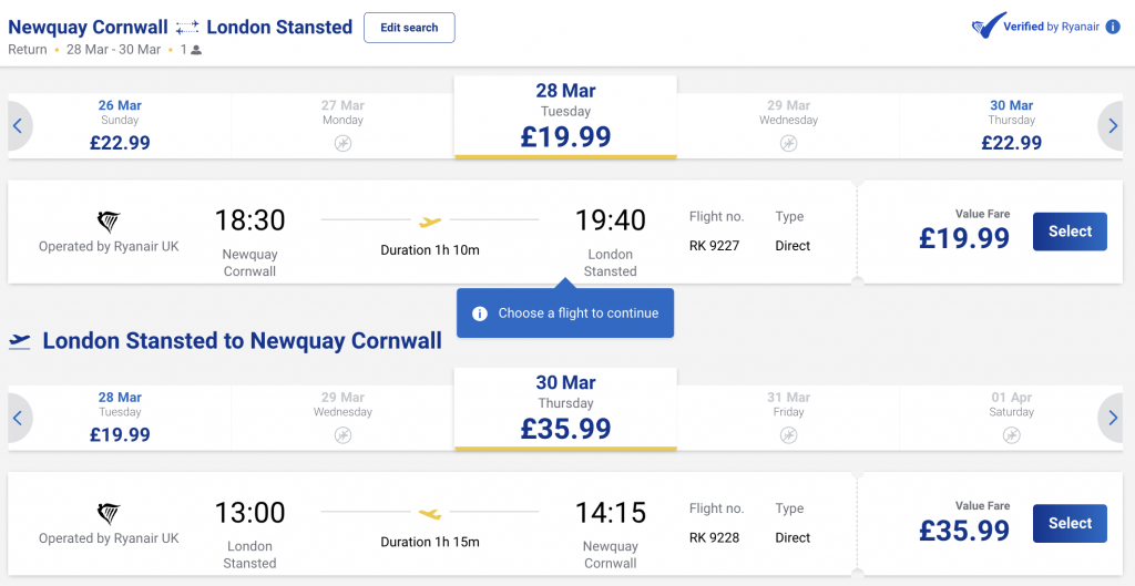 cheap flights to London