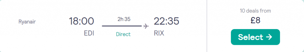 cheap flights to Latvia