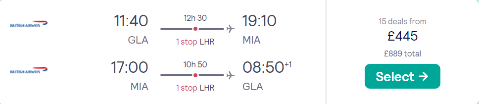 cheap flights to US