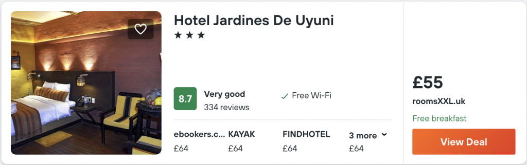 cheap hotel in Uyuni