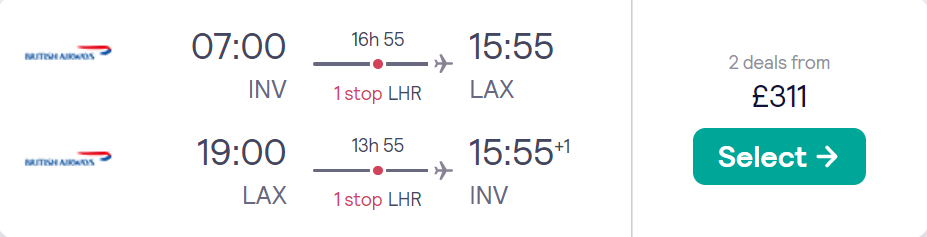 cheap flights to US