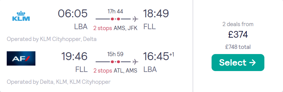cheap flights to US