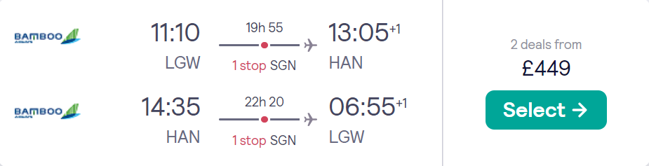 cheap flights to Vietnam