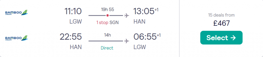 cheap flights to Vietnam