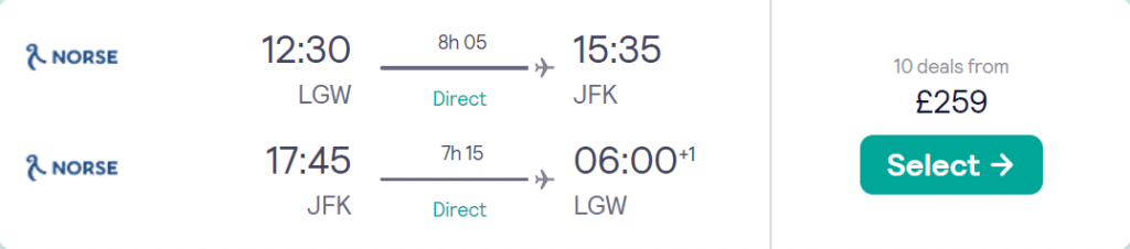 cheap flights to US