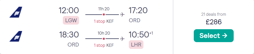 cheap flights to US