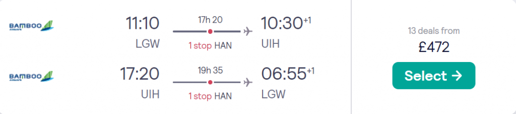 cheap flights to Vietnam