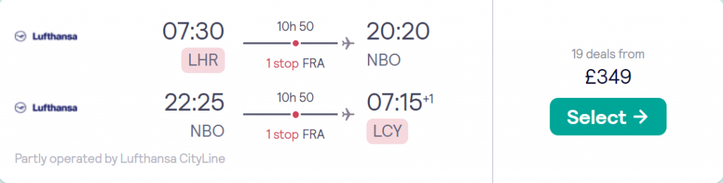 cheap flights to Kenya