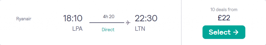 cheap flights to UK