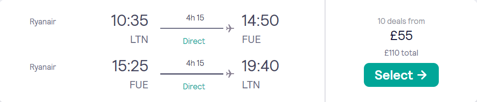 cheap flights to Spain