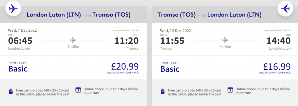 cheap flights to Norway