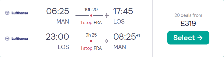 cheap flights to Nigeria