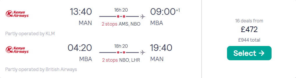 cheap flights to Kenya