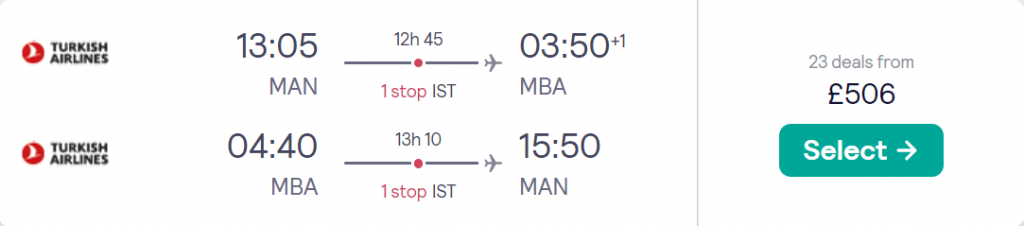 cheap flights to Kenya