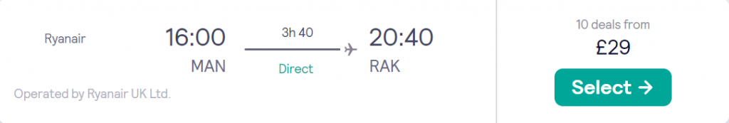cheap flights to Morocco