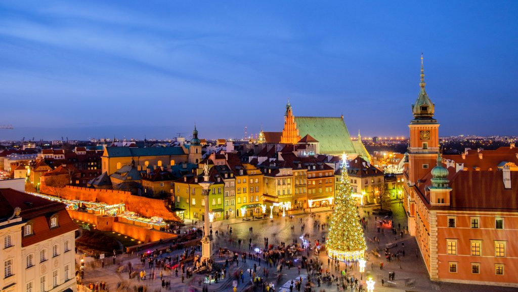 Poland Warsaw christmas