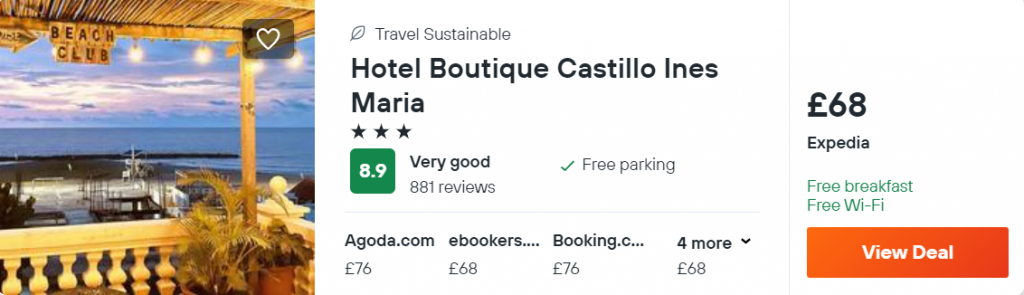 Hotel Boutique Castillo Ines Maria