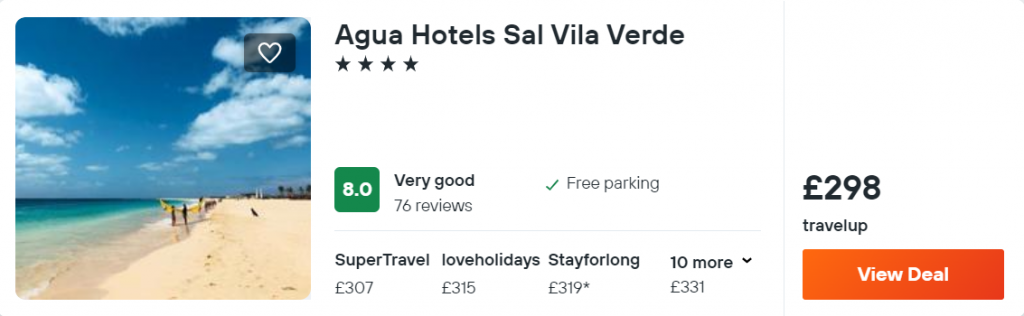 Agua Hotels Sal Vila Verde