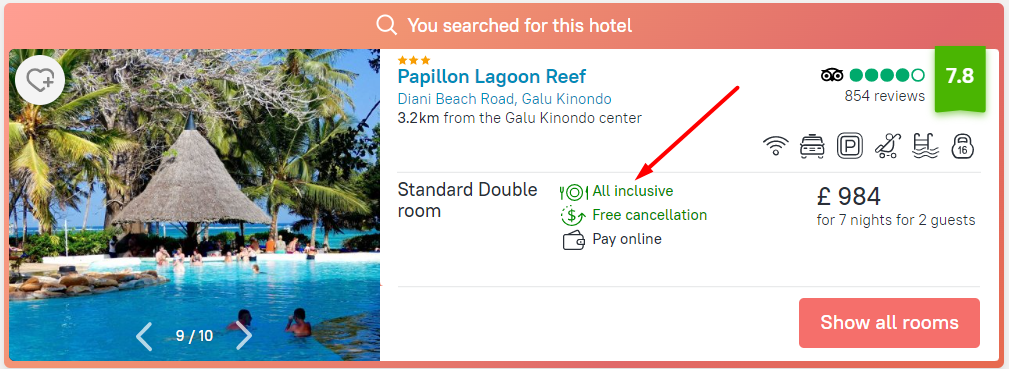 Papillon Lagoon Reef Hotel