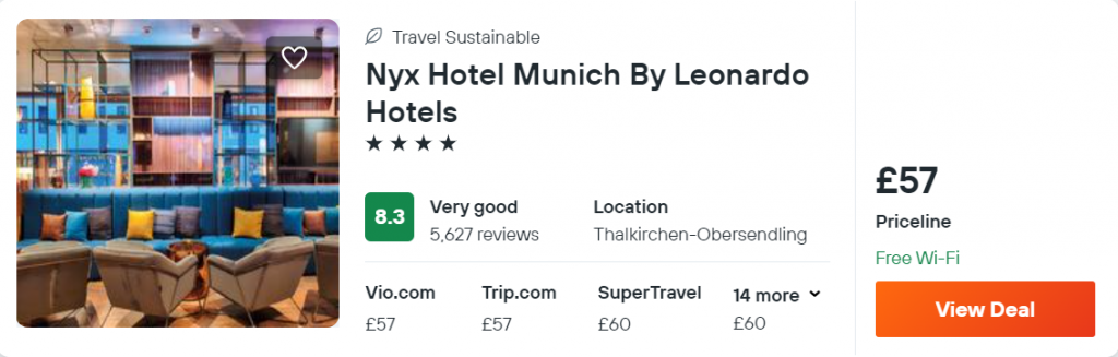 Nyx Hotel Munich By Leonardo Hotels