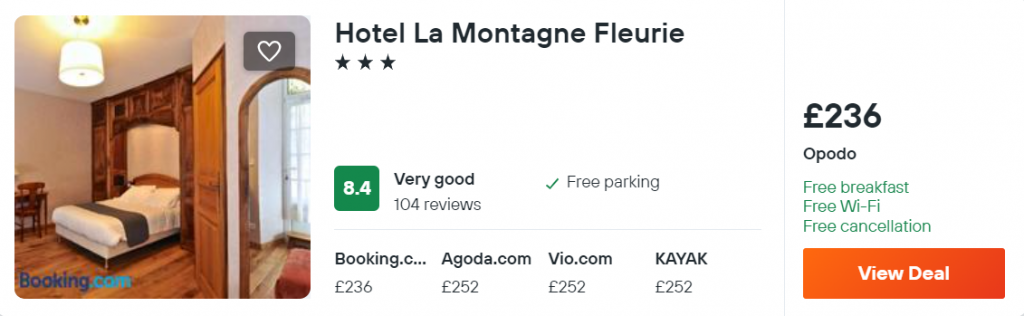 Hotel La Montagne Fleurie