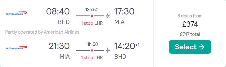 cheap flights to US