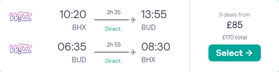 cheap flights to Hungary