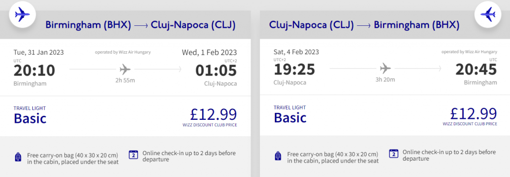 cheap flights to Romania