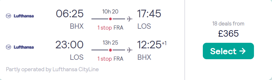 cheap flights to Nigeria