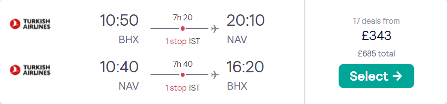 cheap flights to Turkey