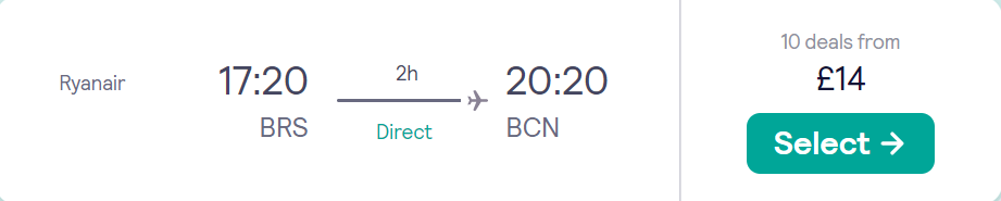 cheap flights to Spain
