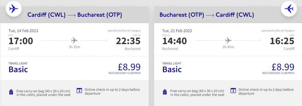 cheap flights to Romania