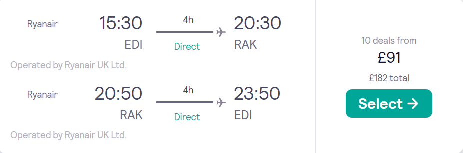 cheap flights to Morocco