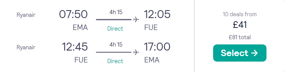 cheap flights to Spain