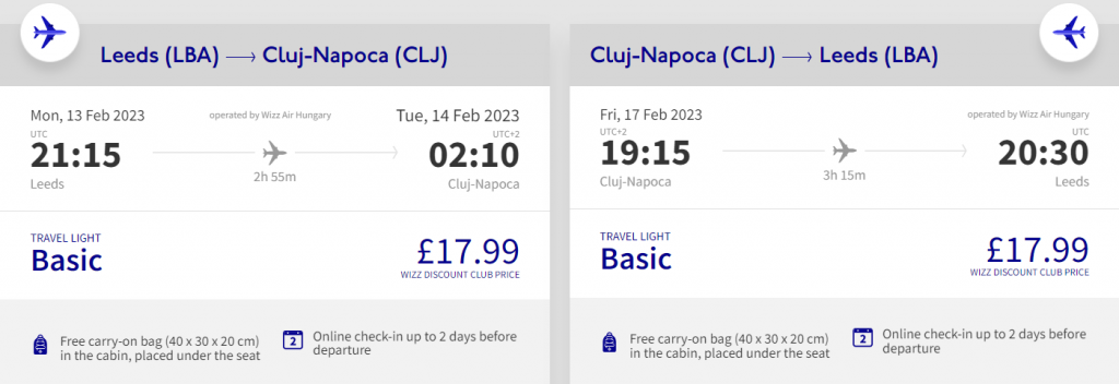 cheap flights to Romania