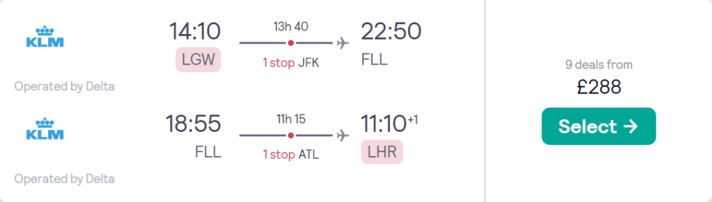cheap flights to US