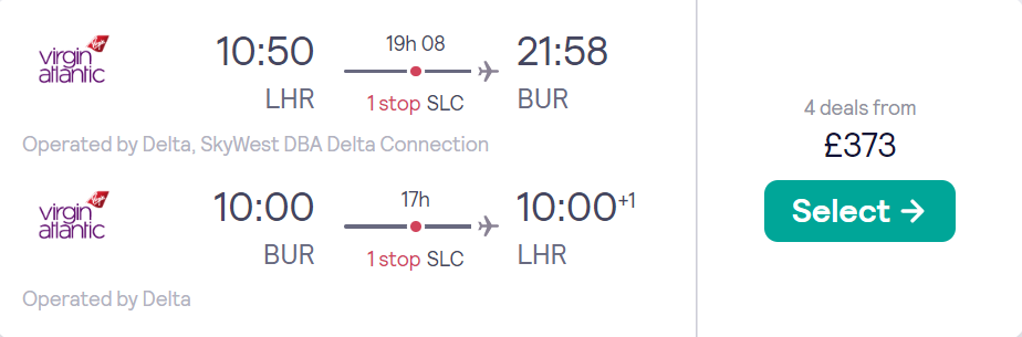 cheap flights to US