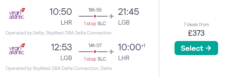 cheap flights to US