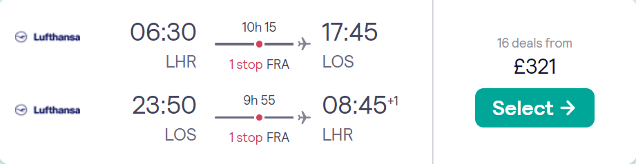 cheap flights to Nigeria