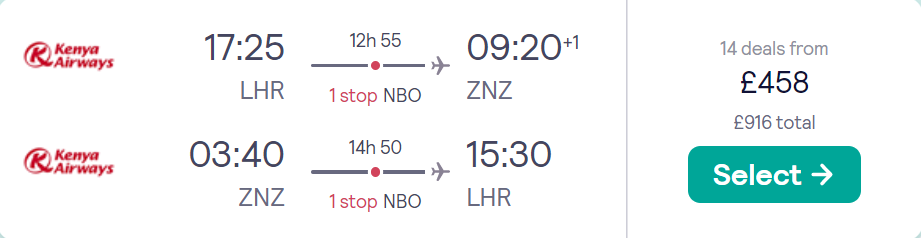 cheap flights to Tanzania