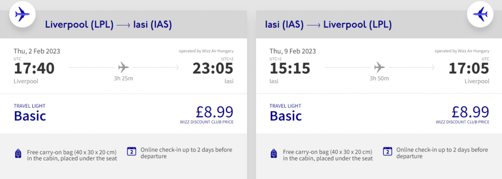 cheap flights to Romania