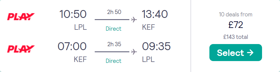 cheap flights to Iceland