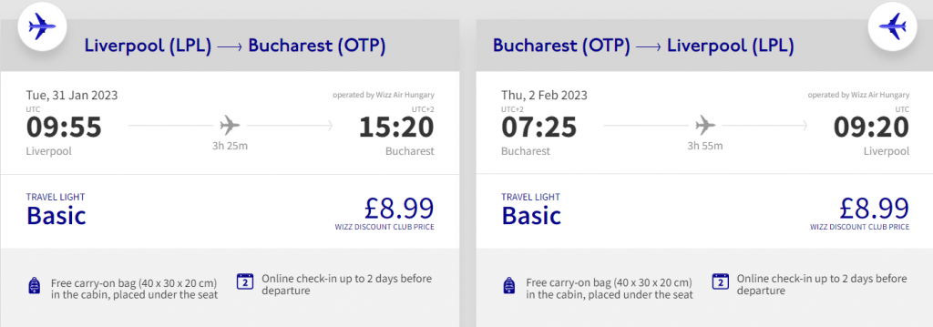 cheap flights to Romania