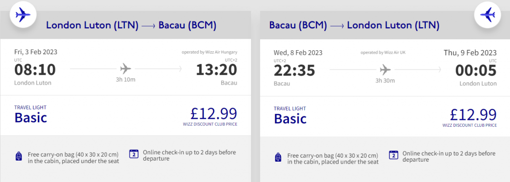 cheap flights to Romania