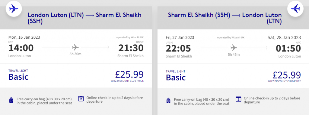 cheap flights to Egypt