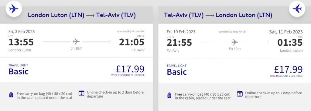 cheap flights to Israel