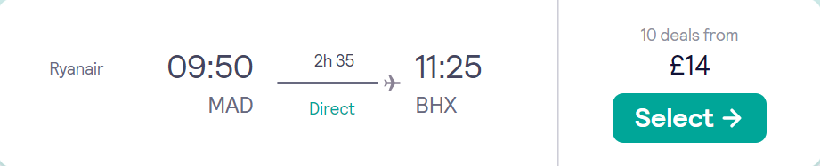 cheap flights to UK