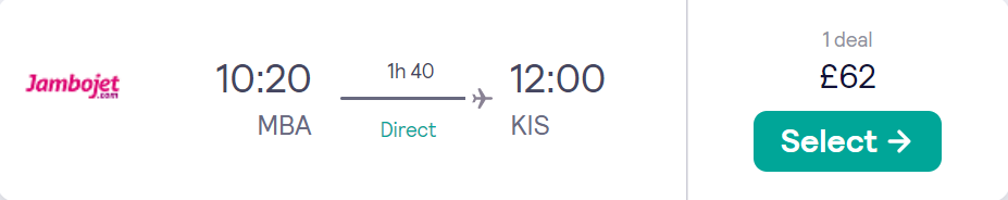 cheap flights to Kenya